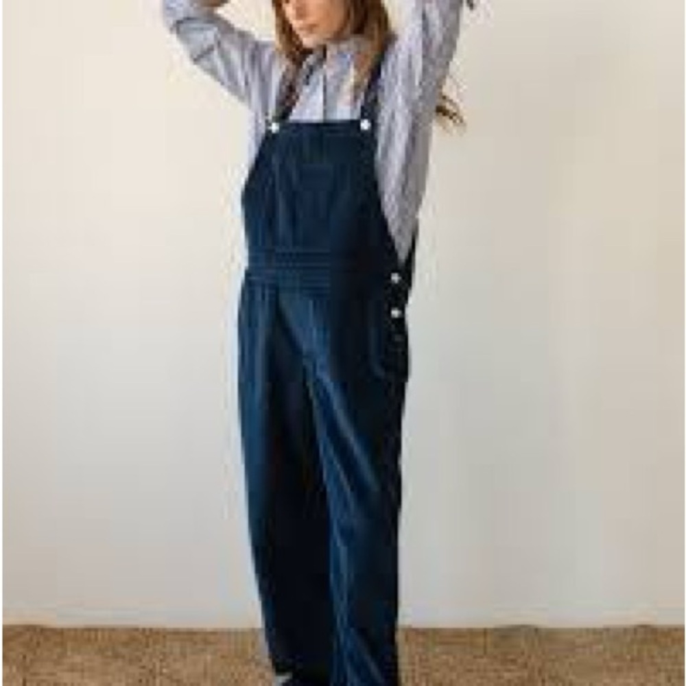 Women's Blue Denim Overalls
